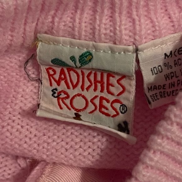 Radishes & Roses Girl’s Sweater Size Medium (6) - Picture 6 of 9